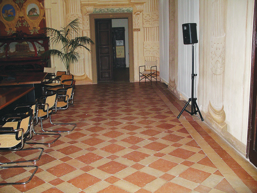 Pavimento in cotto fatto a mano Nocciolato - Villa Veneta - Noventa Vicentina