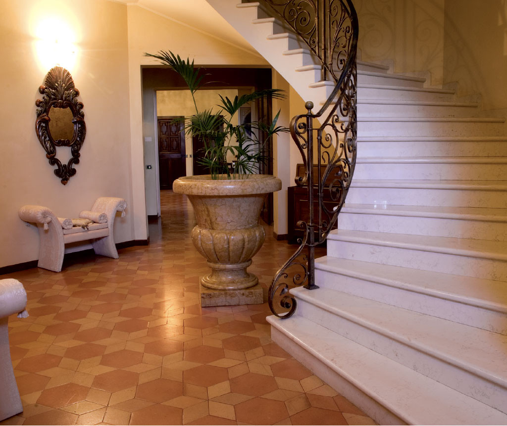 Pavimento in cotto fatto a mano Omogeneo - Casa privata - Reggio Emilia